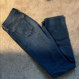 AG Adriano Goldschmied Indigo skinny Straight Jeans